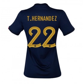 Frankrike Theo Hernandez #22 Hemmakläder Dam VM 2022 Kortärmad